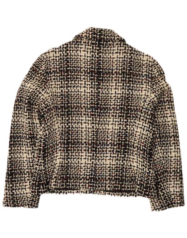 Jones New York Womens Blazer Jacket UK 12 Medium Multicoloured Geometric