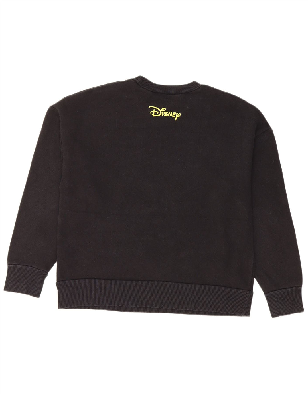 Zara Womens Mickey Mouse Graphic Sweatshirt Jumper UK 10 Small Black