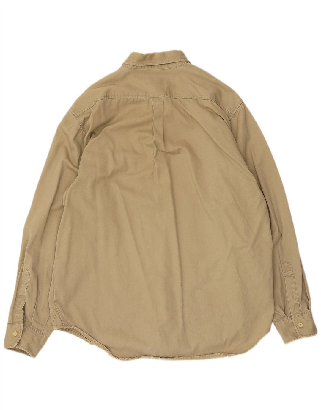 G-Star Mens Shirt XL Beige Pinstripe Cotton