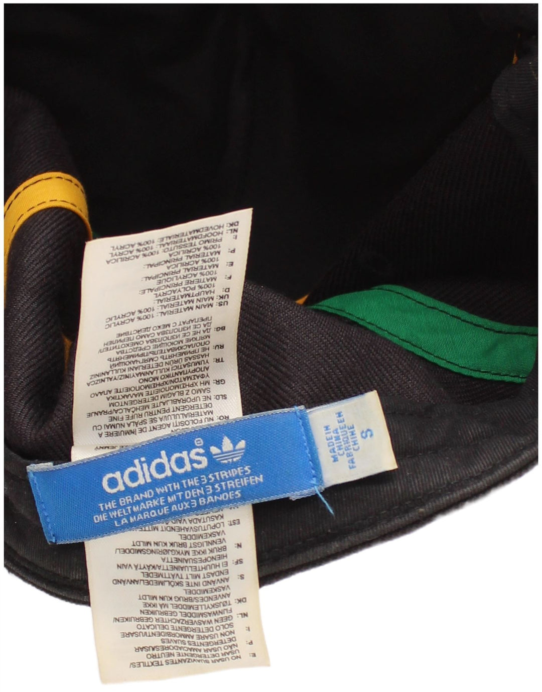 Adidas Mens Graphic Baseball Cap Small Black Acrylic