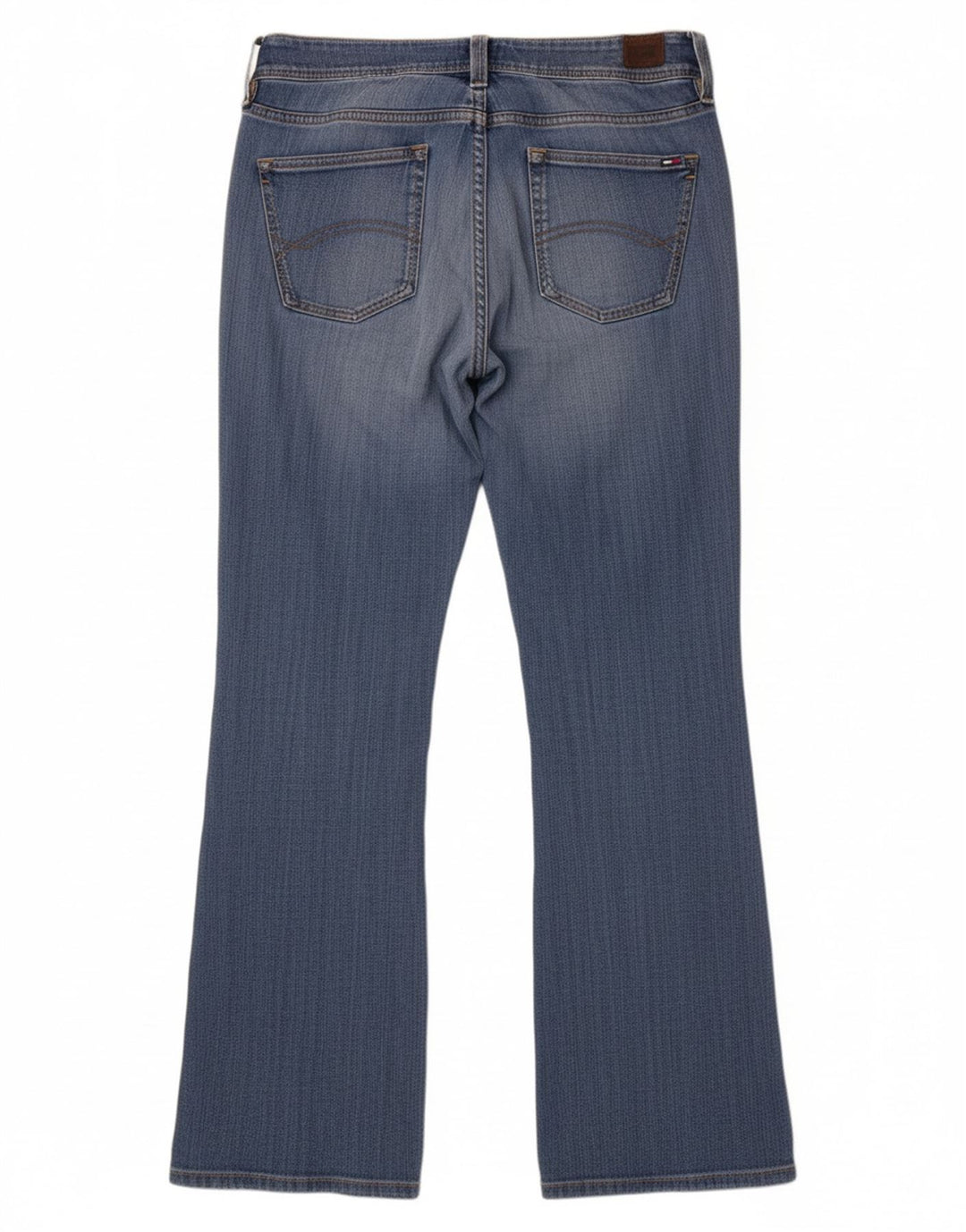 TOMMY HILFIGER Womens Bootcut Jeans W31 L32 Blue Cotton