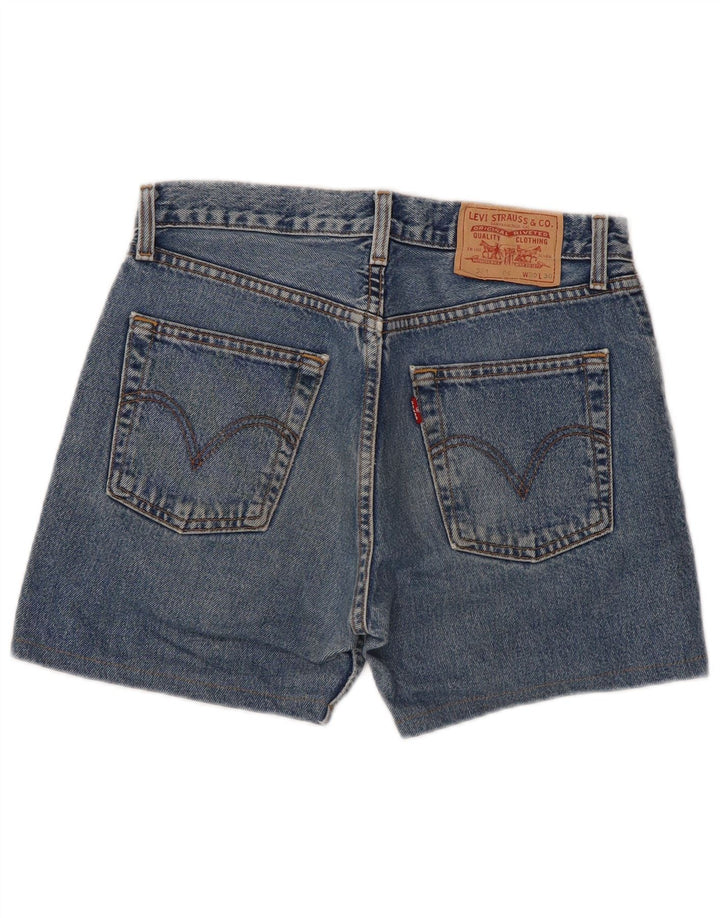 Levi's Mens 581 Distressed Denim Shorts W30 Medium Blue Cotton