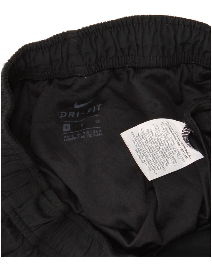 NIKE Womens Dri Fit Sport Shorts UK 10 Small Black Polyester