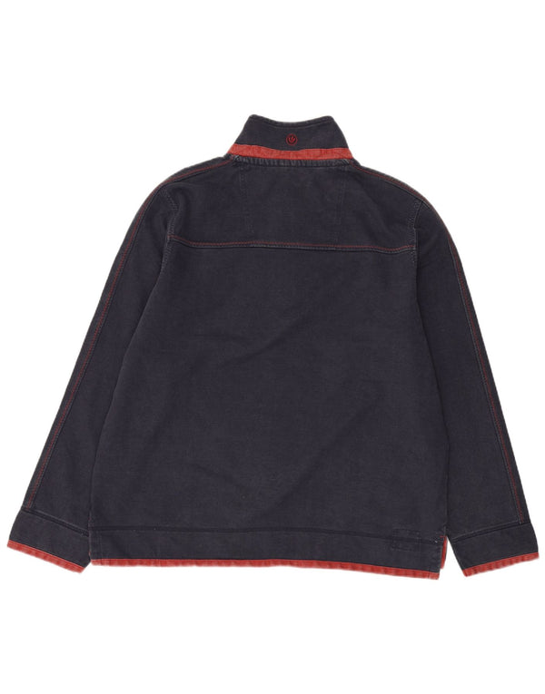Fat Face Mens The Airlie Sweatshirt Jumper XL Navy Blue Colourblock