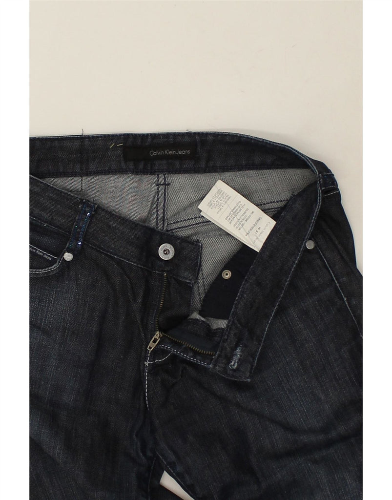 CALVIN KLEIN Womens Straight Jeans W31 L28  Navy Blue Cotton Vintage Calvin Klein and Second-Hand Calvin Klein from Messina Hembry 