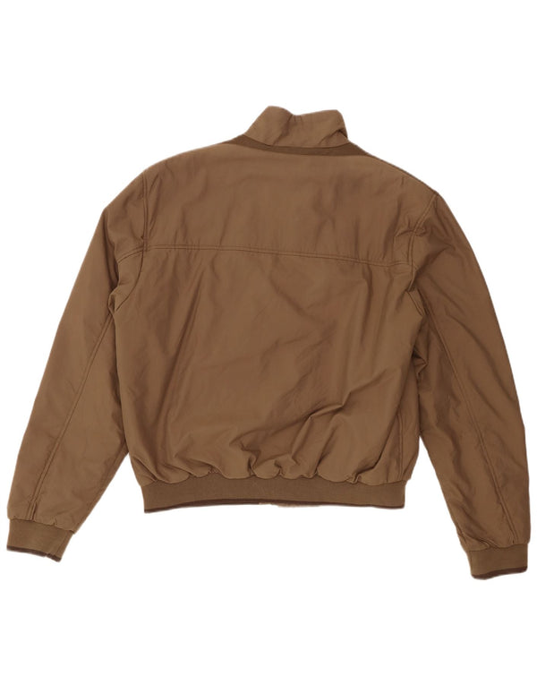 Geox Mens Respira Bomber Jacket IT 50 Large Brown Polyamide