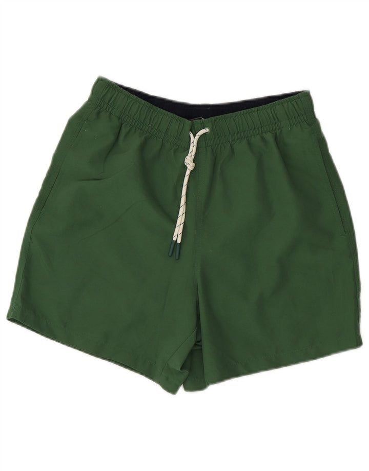 Marks & Spencer Mens Swimming Shorts Small  Green Polyester
