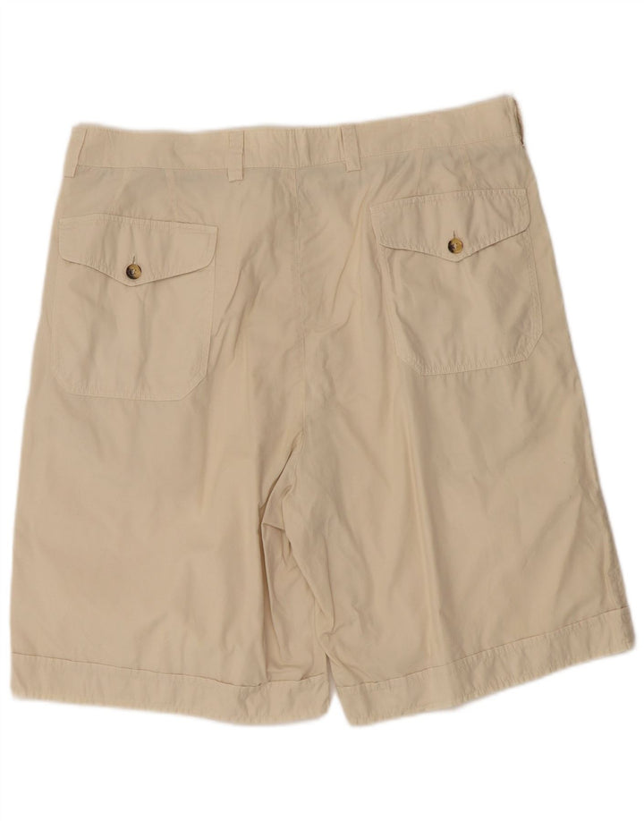 BELFE & BELFE Mens Pegged Chino Shorts IT 52 XL W36 Beige Cotton