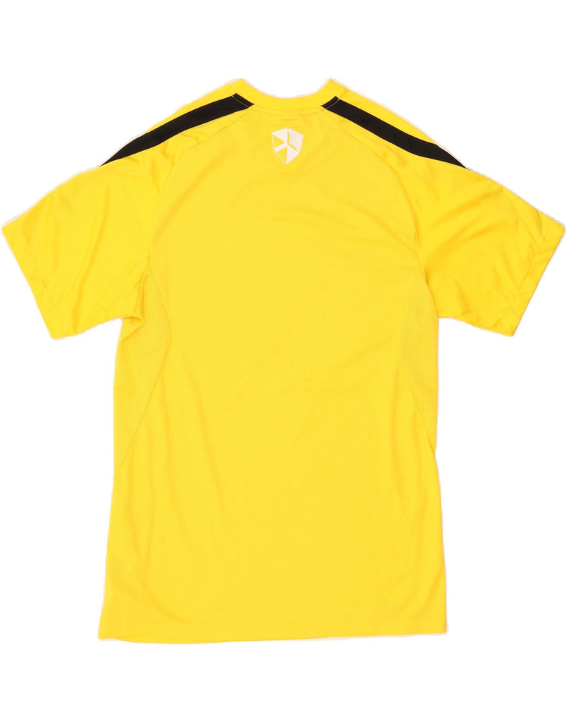 NIKE Mens Dri Fit T-Shirt Top Medium Yellow Colourblock Polyester Vintage Nike and Second-Hand Nike from Messina Hembry 