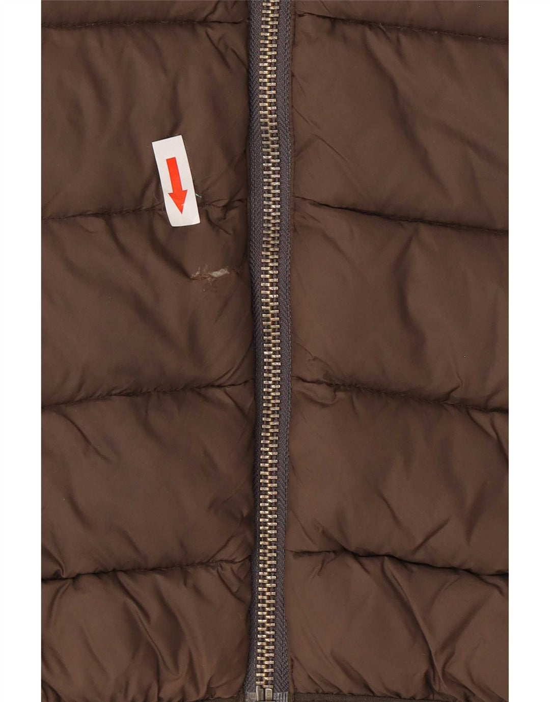 Colmar Womens Hooded Padded Jacket EU 40 Medium Brown Polyester
