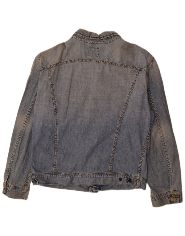 Lee Mens Denim Jacket UK 44 2XL Blue Cotton