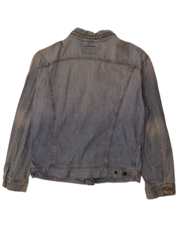 Lee Mens Denim Jacket UK 44 2XL Blue Cotton