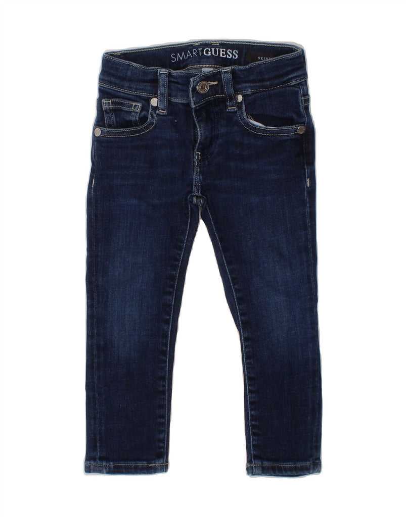 GUESS Baby Boys Skinny Straight Jeans 18-24 Months W18 L13 Navy Blue Vintage Guess and Second-Hand Guess from Messina Hembry 