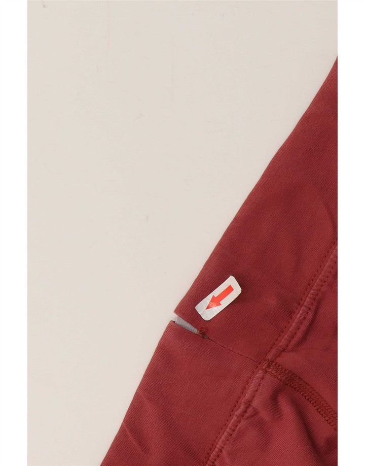 Nike Womens Graphic Leggings UK 12 Medium Red Cotton