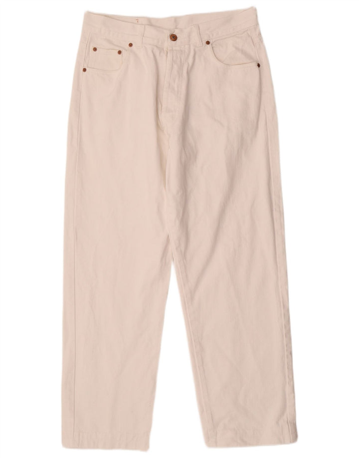 PEPE JEANS Mens Straight Jeans W34 L27  White Cotton