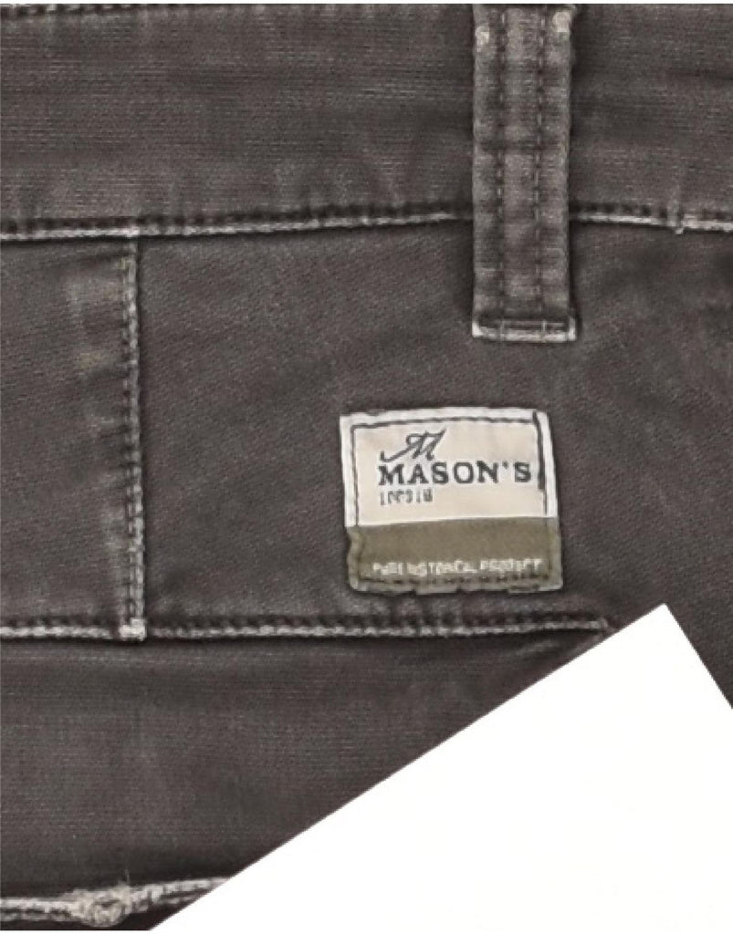 MASON'S Mens Slim Cargo Trousers W36 L34 Grey | Vintage Mason's | Thrift | Second-Hand Mason's | Used Clothing | Messina Hembry 