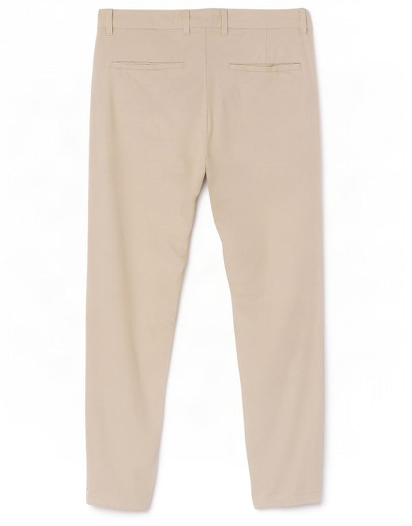 Zara Mens Skinny Chino Trousers EU 42 Large W32 L29 Off White