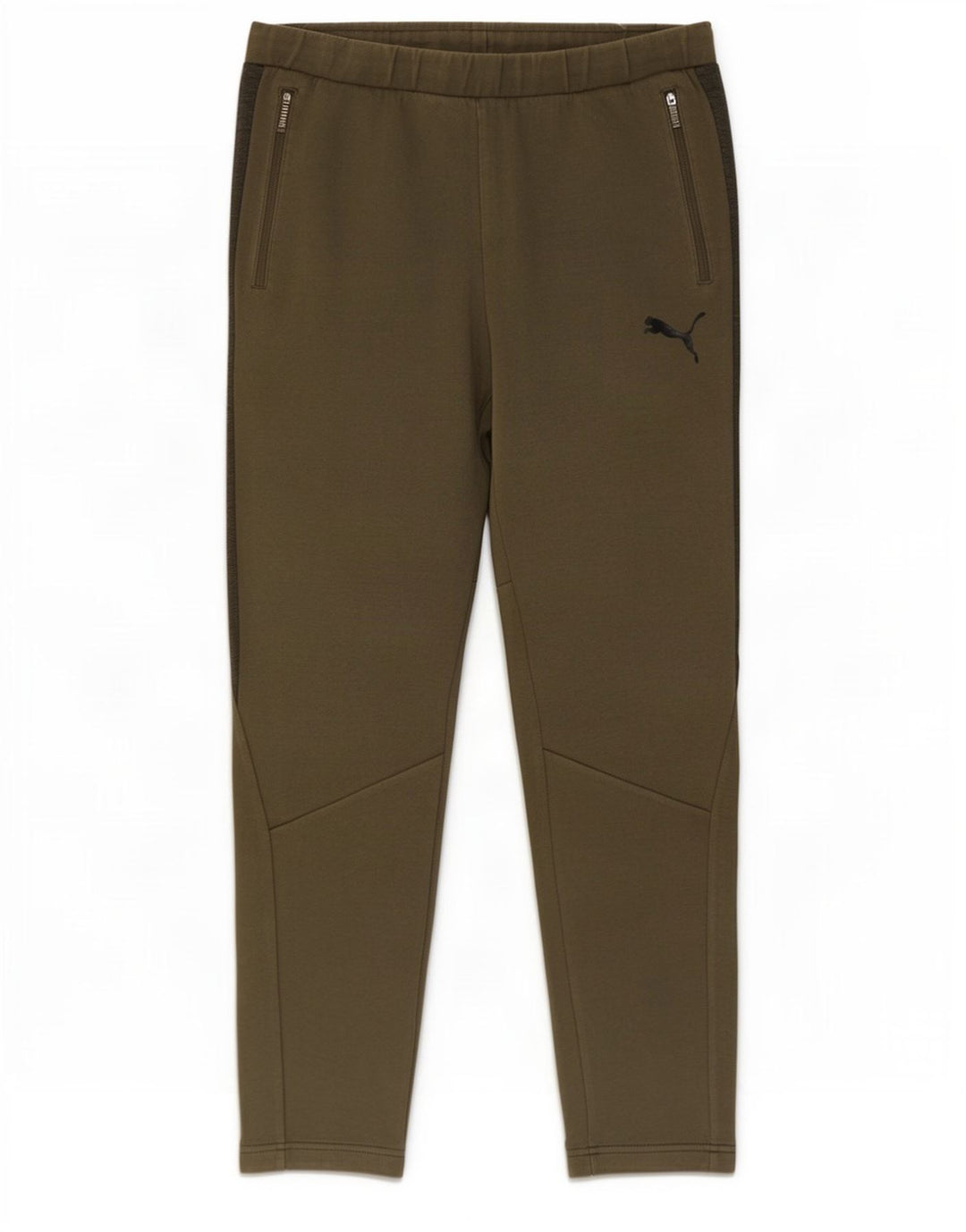Puma Mens Tracksuit Trousers Large Khaki Cotton