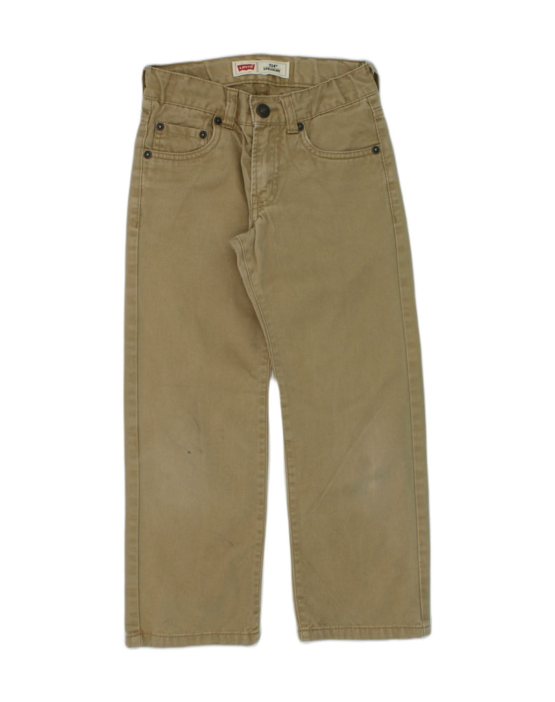 LEVI'S Boys 514 Straight Casual Trousers 5-6 Years W22 L20 Beige Cotton | Vintage Levi's | Thrift | Second-Hand Levi's | Used Clothing | Messina Hembry 