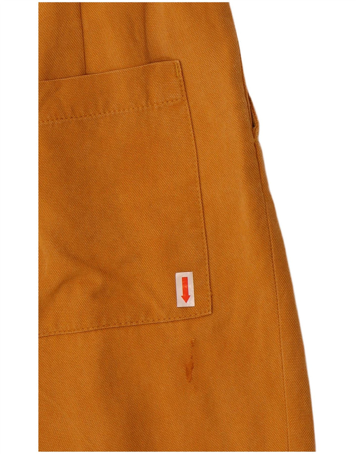 Zara Womens Pleated Chino Shorts Small W26  Brown