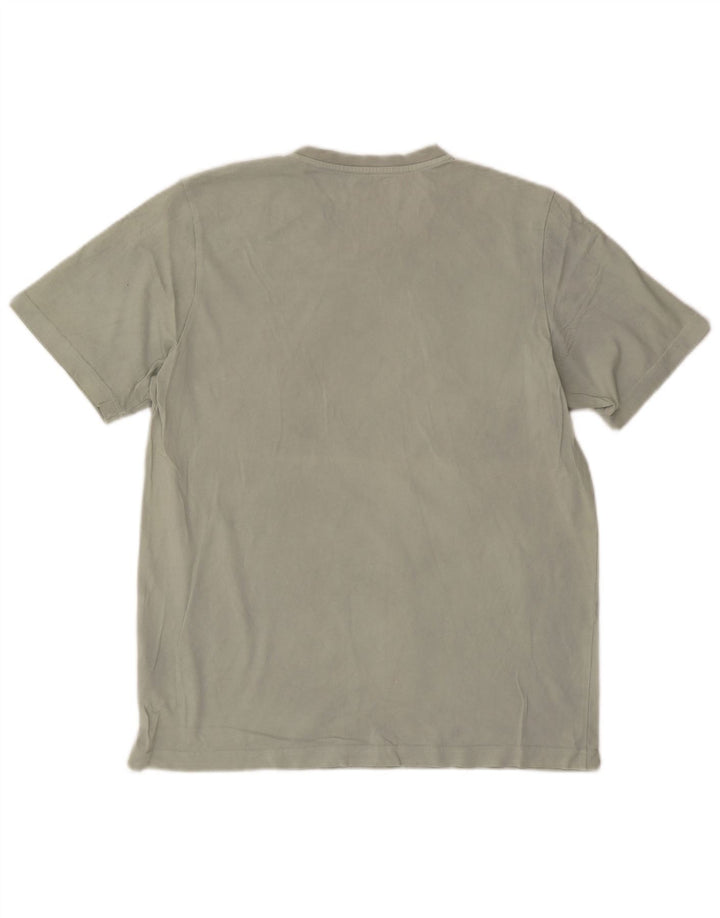 Adidas Mens Graphic T-Shirt Top Medium Khaki Cotton