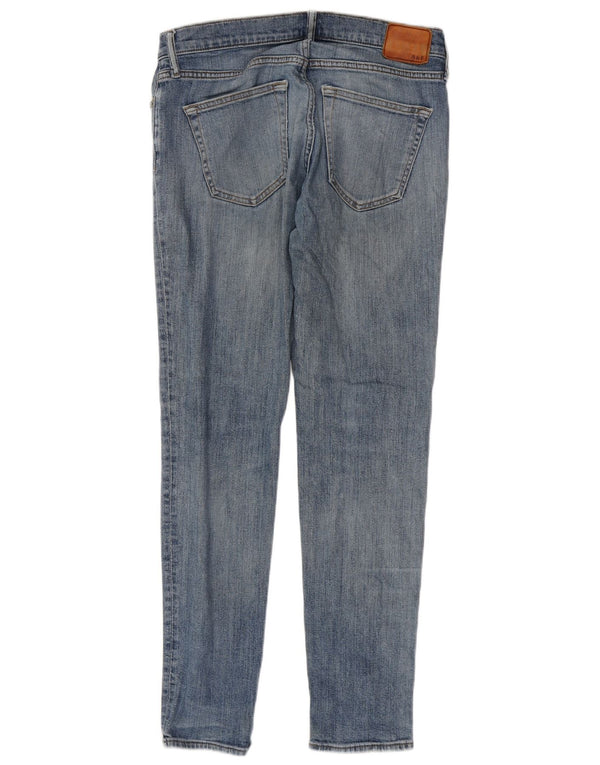 ABERCROMBIE & FITCH Mens Skinny Jeans W30 L32 Blue Cotton