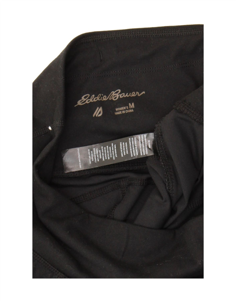 EDDIE BAUER Womens Cargo Leggings UK 12 Medium  Black Polyester Vintage Eddie Bauer and Second-Hand Eddie Bauer from Messina Hembry 