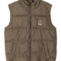 DIADORA Mens Padded Gilet UK 40 Large Brown Polyester