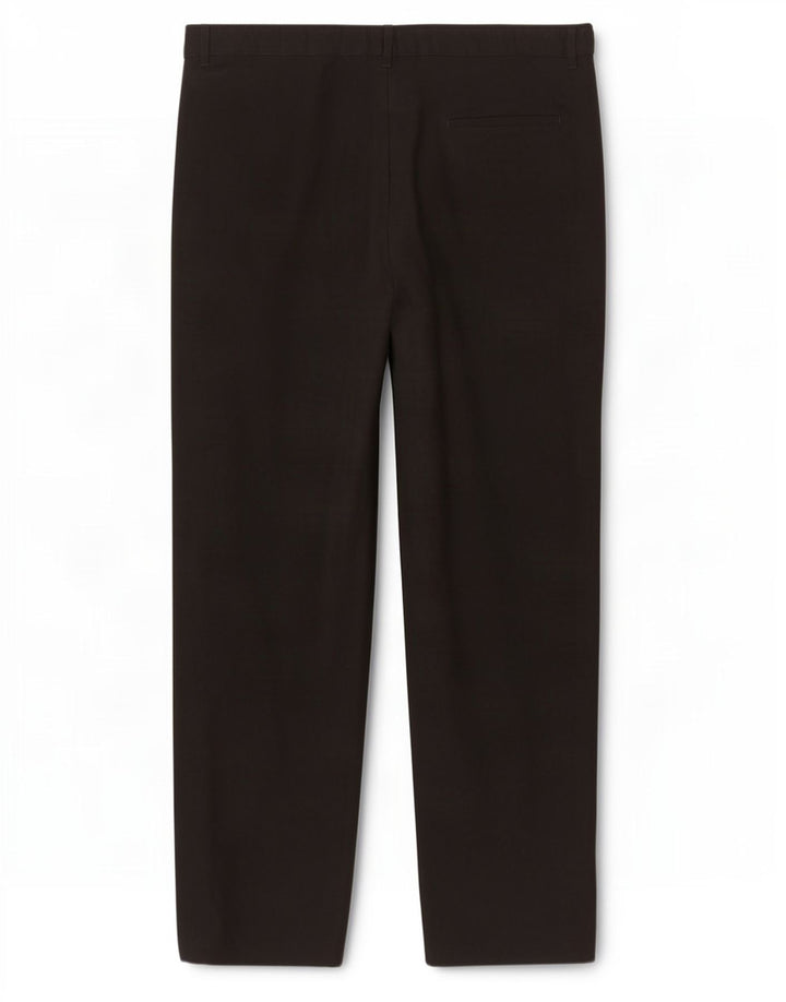 Marks & Spencer Mens Straight Suit Trousers W36 L30 Black Polyester
