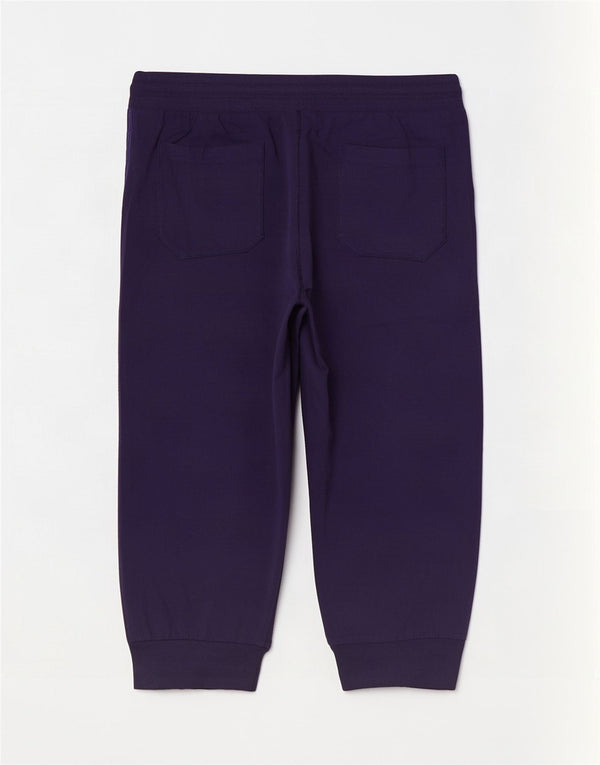 Champion Womens Capri Tracksuit Trousers Joggers UK 18 XL Navy Blue Cotton