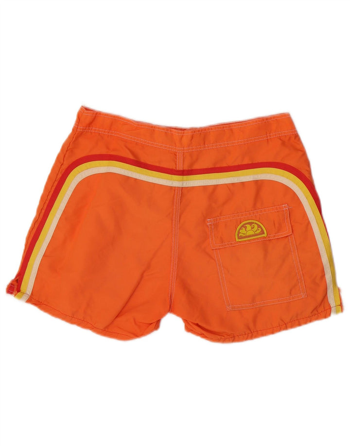 Sundek Mens Swimming Shorts Large  Orange Nylon