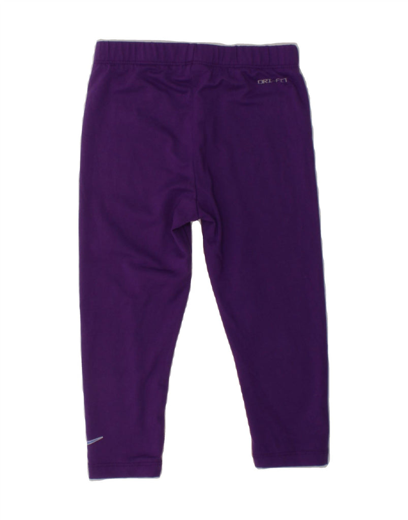 NIKE Girls Dri Fit Tracksuit Trousers 2-3 Years  Purple Polyester Vintage Nike and Second-Hand Nike from Messina Hembry 