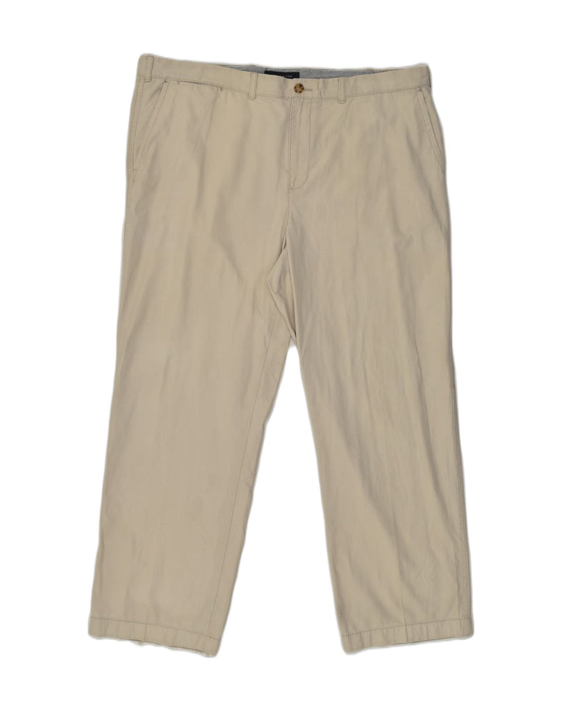 TOMMY HILFIGER Mens Straight Chino Trousers W42 L32 Beige | Vintage Tommy Hilfiger | Thrift | Second-Hand Tommy Hilfiger | Used Clothing | Messina Hembry 