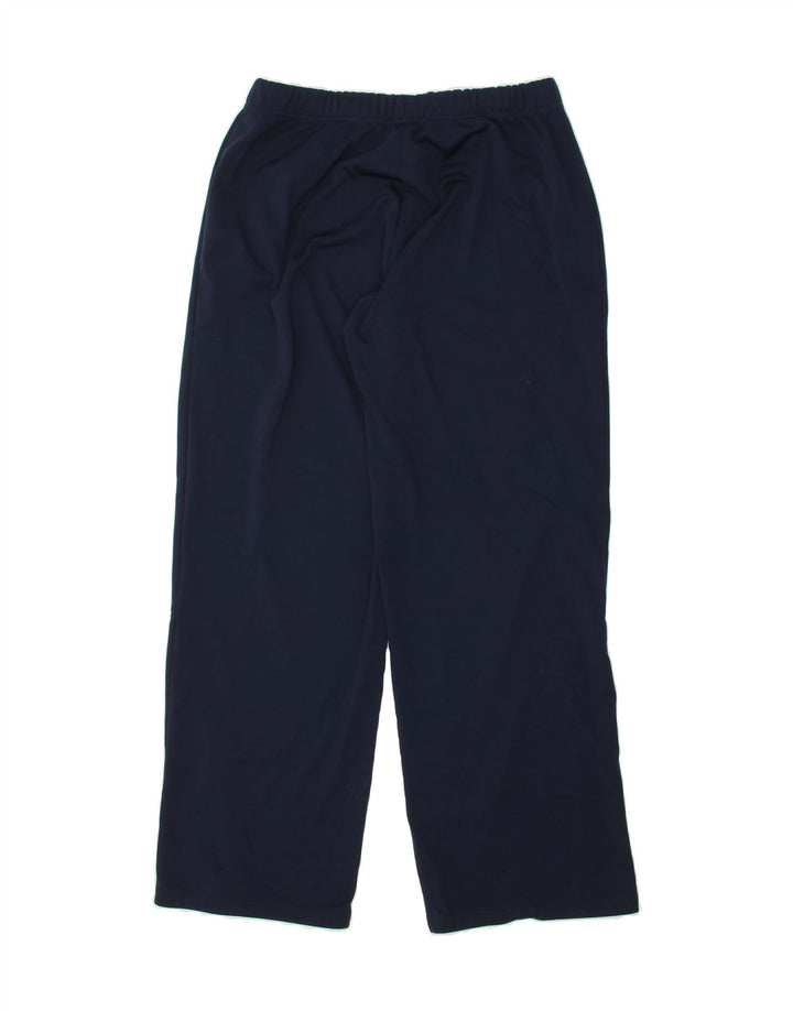 RUSSELL ATHLETIC Womens Tracksuit Trousers UK 16 Large Navy Blue Polyester Vintage Russell Athletic and Second-Hand Russell Athletic from Messina Hembry 