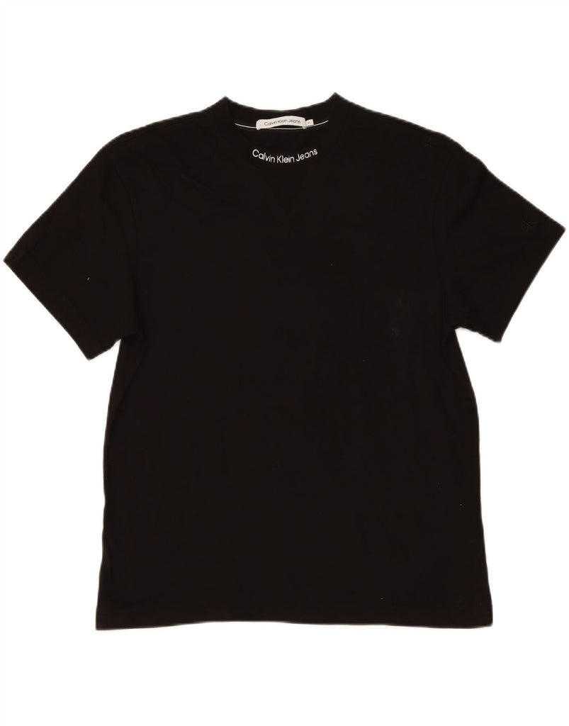 CALVIN KLEIN JEANS Mens T-Shirt Top Medium Black Cotton Vintage Calvin Klein Jeans and Second-Hand Calvin Klein Jeans from Messina Hembry 