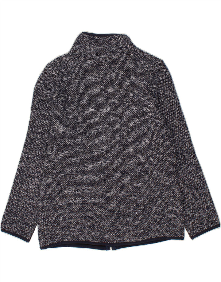 VINTAGE Womens Cardigan Sweater UK 12 Medium Navy Blue Flecked Vintage Vintage and Second-Hand Vintage from Messina Hembry 