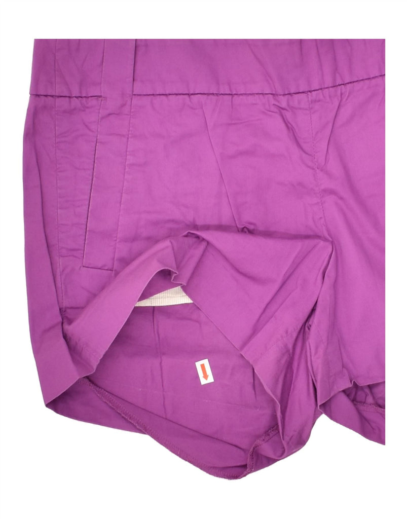 J. CREW Womens Chino Shorts US 6 Medium W30  Purple Cotton | Vintage J. Crew | Thrift | Second-Hand J. Crew | Used Clothing | Messina Hembry 