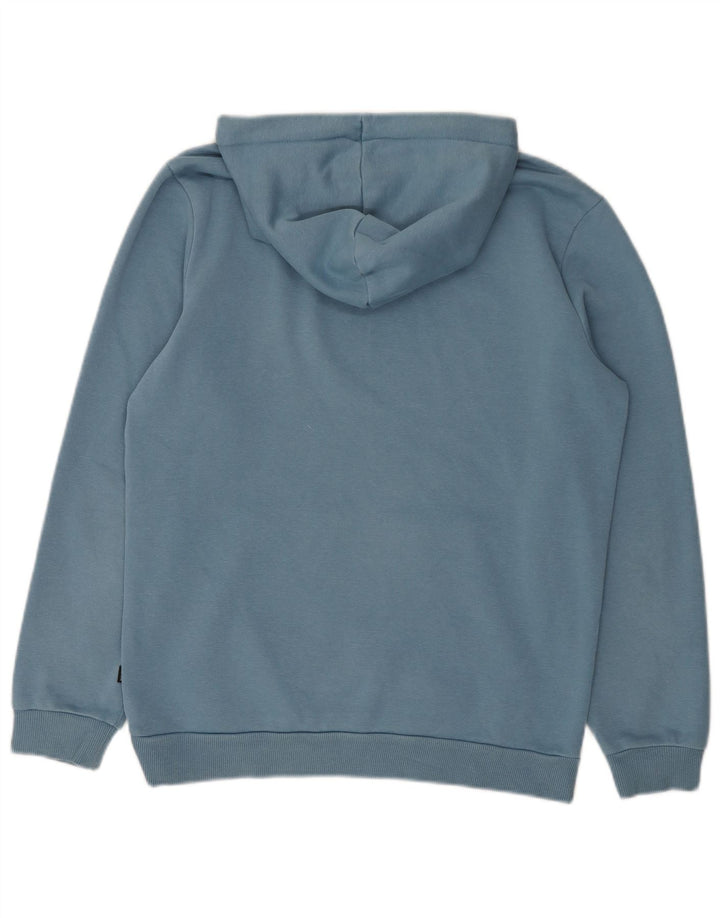 Puma Mens Hoodie Jumper Small Blue Cotton