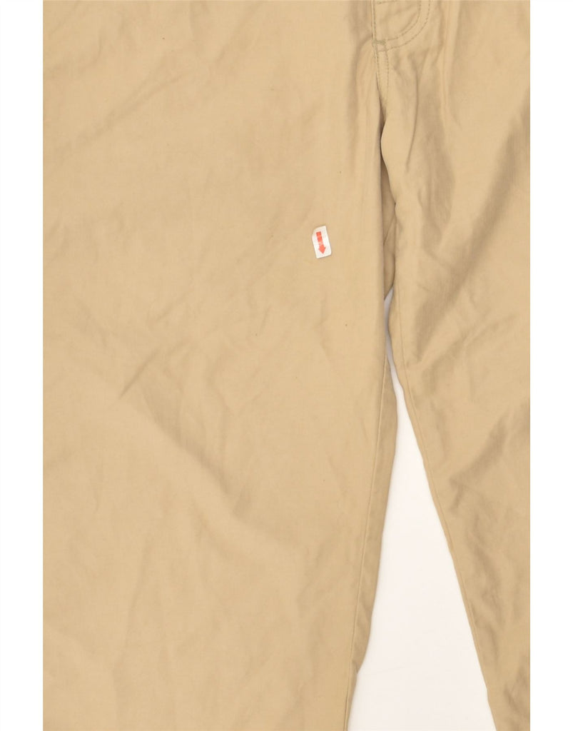 QUIKSILVER Mens Straight Capri Trousers Large W34 L21 Beige Cotton | Vintage Quiksilver | Thrift | Second-Hand Quiksilver | Used Clothing | Messina Hembry 