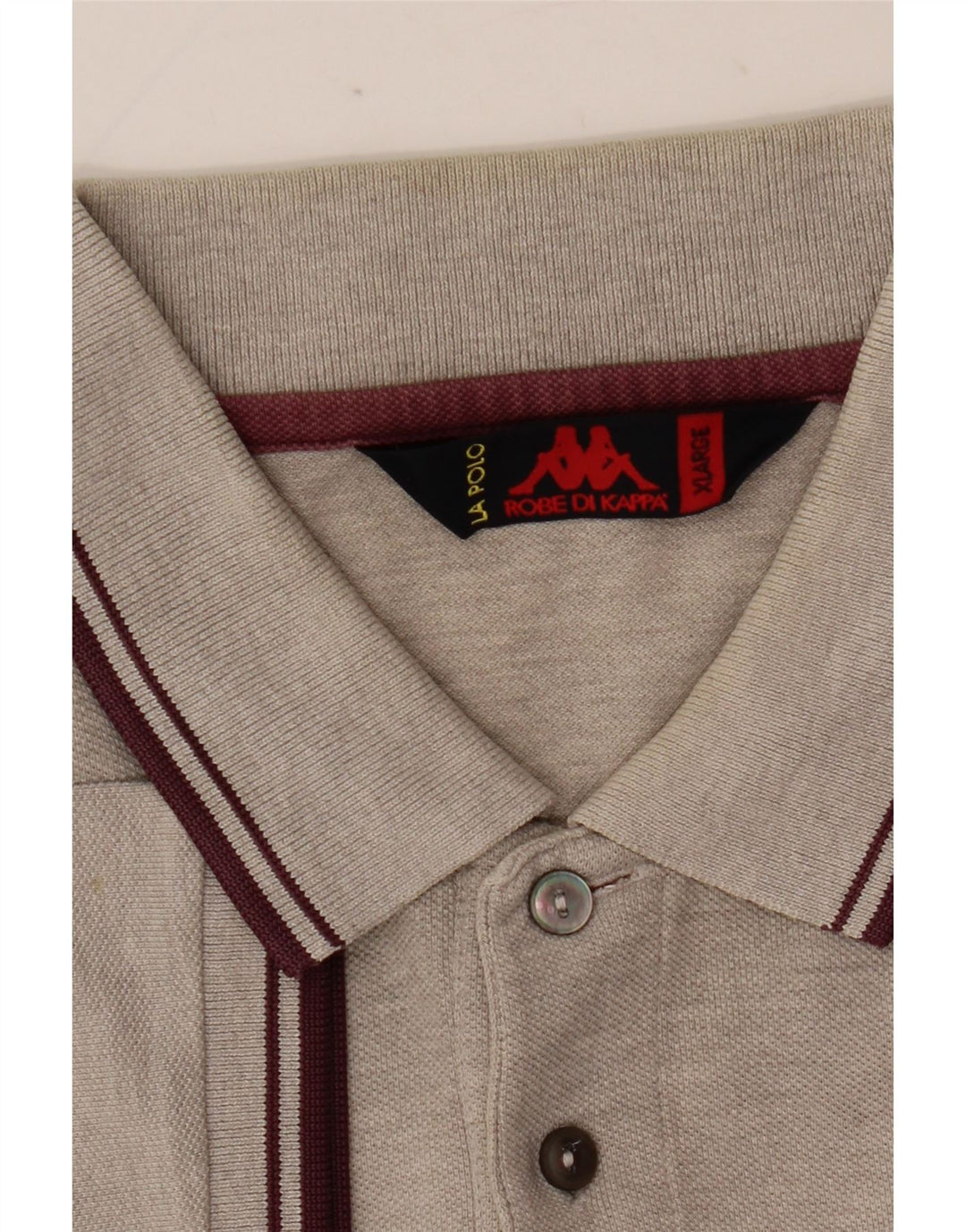 Kappa Mens Polo Shirt XL Grey
