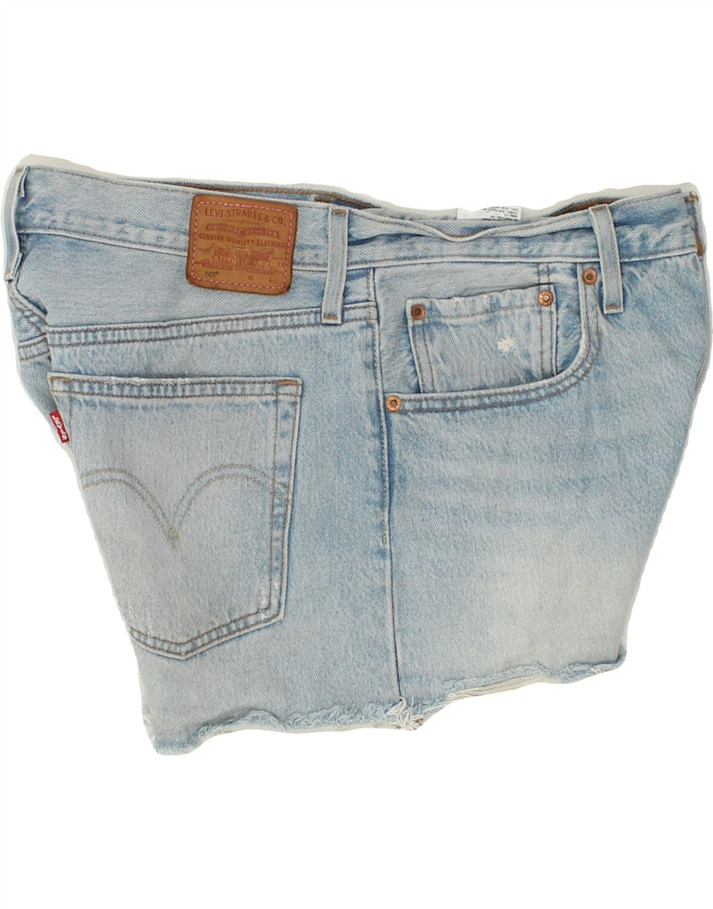 LEVI'S Womens 501 Denim Shorts W30 Medium Blue Cotton | Vintage Levi's | Thrift | Second-Hand Levi's | Used Clothing | Messina Hembry 