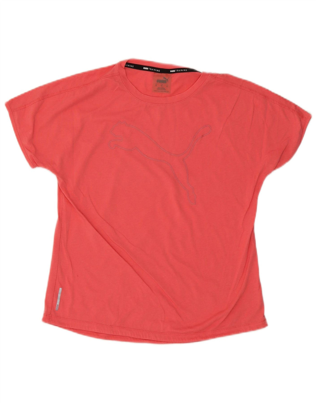 Puma Womens T-Shirt Top UK 14 Medium Pink