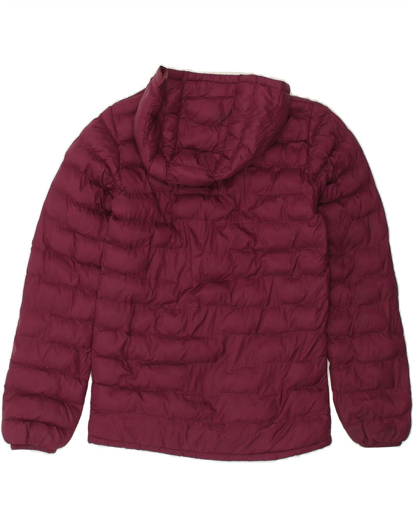 MOUNTAIN WAREHOUSE Girls Hooded Padded Jacket 11-12 Years Maroon Nylon | Vintage Mountain Warehouse | Thrift | Second-Hand Mountain Warehouse | Used Clothing | Messina Hembry 