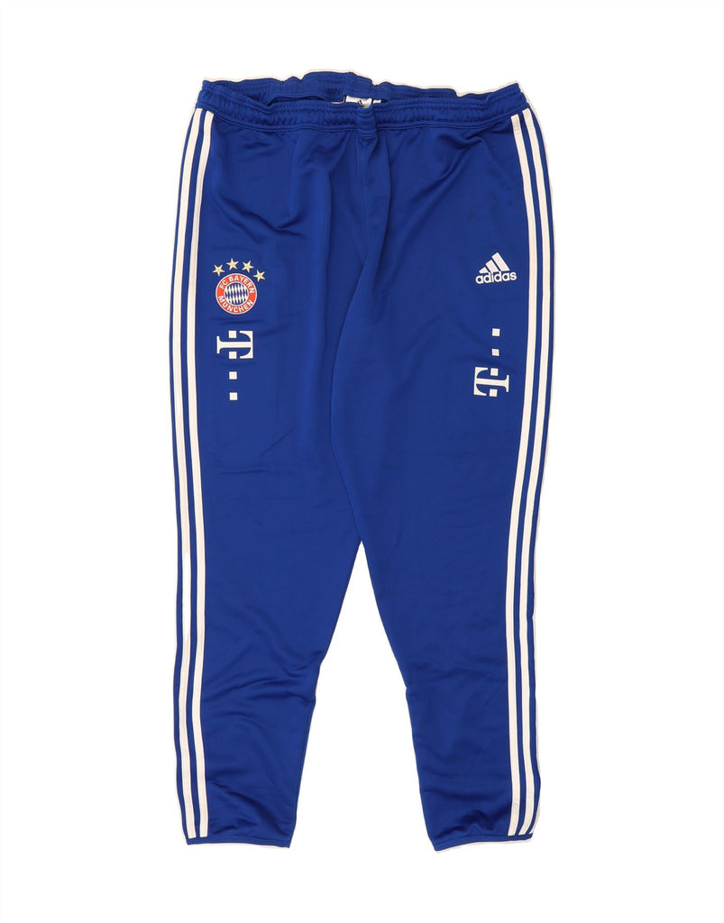 ADIDAS Mens FC Bayern Munchen Tracksuit Trousers 2XL  Blue Polyester Vintage Adidas and Second-Hand Adidas from Messina Hembry 
