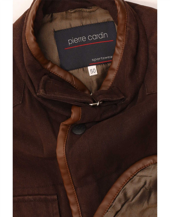 Pierre Cardin Mens Utility Gilet IT 50 Large Brown