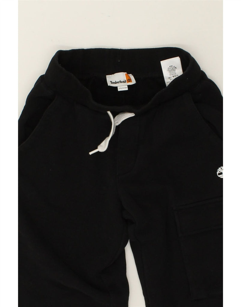 TIMBERLAND Boys Tracksuit Trousers Joggers 9-10 Years Black Cotton | Vintage Timberland | Thrift | Second-Hand Timberland | Used Clothing | Messina Hembry 