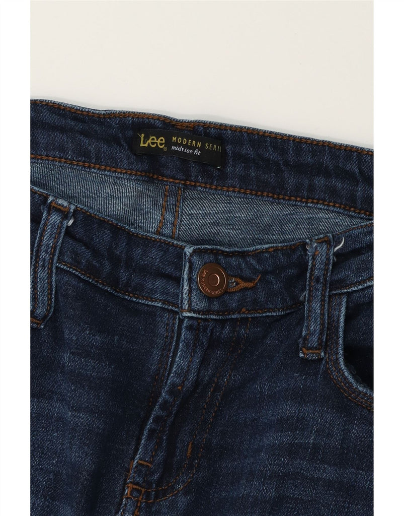 LEE Womens Slim Mid Rise Cropped Jeans W32 L25 Blue Vintage Lee and Second-Hand Lee from Messina Hembry 