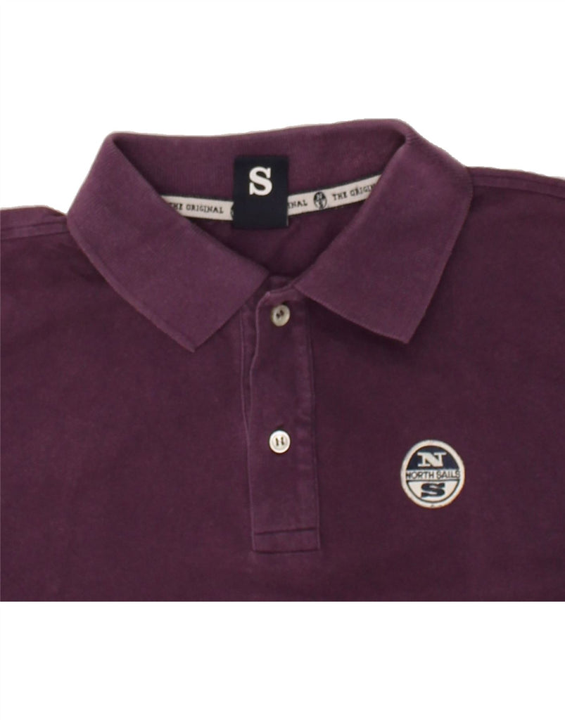 NORTH SAILS Mens Polo Shirt Small Purple Cotton | Vintage North Sails | Thrift | Second-Hand North Sails | Used Clothing | Messina Hembry 