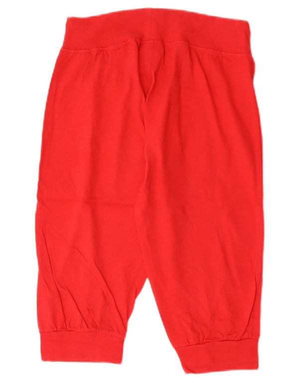 Champion Womens Heritage Classics Bermuda Sport Shorts UK 6 XS Red Cotton