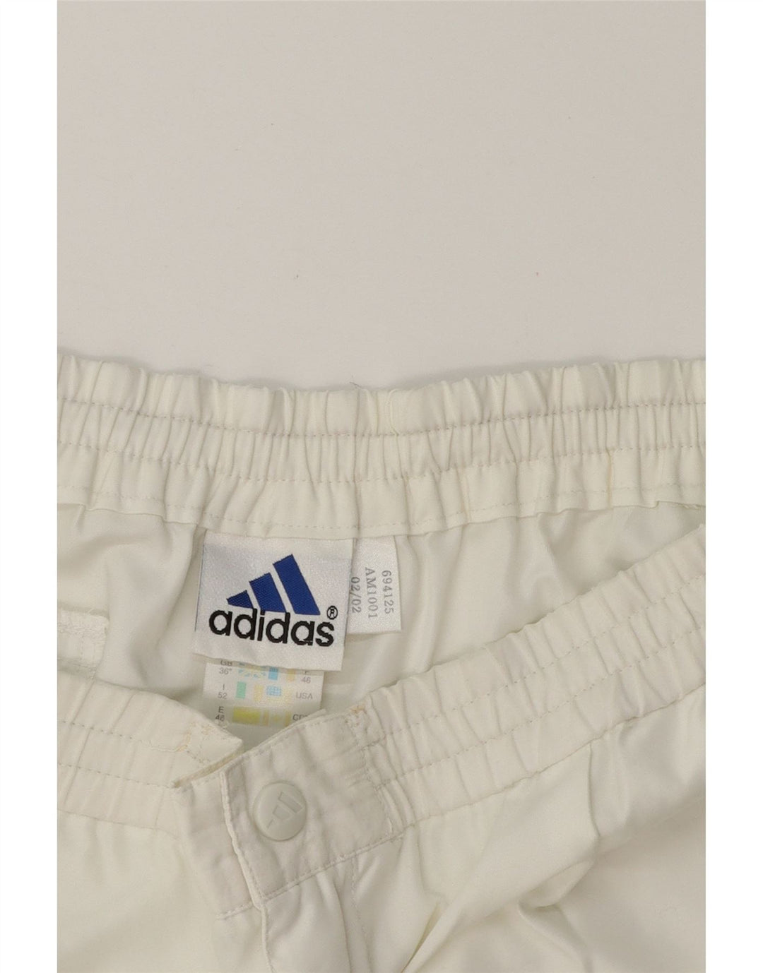ADIDAS Mens Chino Shorts W36 Large White Polyester Vintage Adidas and Second-Hand Adidas from Messina Hembry 